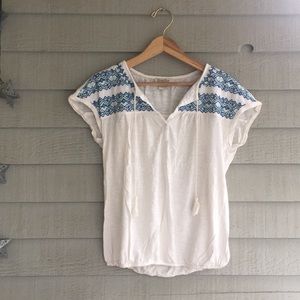 Lucky Brand Aztec Short Sleeve